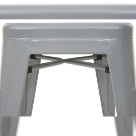 Mendler HWC-A73 Metallhocker 4 St. grau