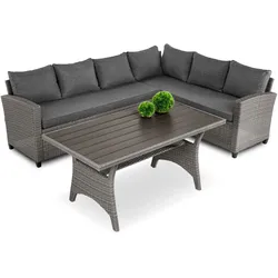 Lounge Outdoor TAMPA 3-tlg, - Stoff