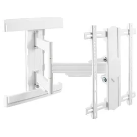 Ricoo TV Wandhalterung Fernseher Halterung Fernsehhalterung für Wand für 40-65 Zoll Universal Smart Flach OLED Curved Schwenkarm S5744-W Schwenkbar Neigbar Fernseh-Arm bis 50 Kg & VESA 400 x 400 mm