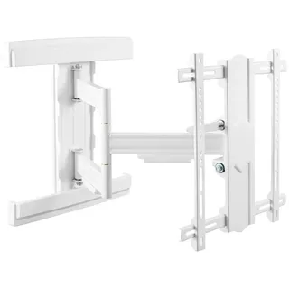 Ricoo TV Wandhalterung Fernseher Halterung Fernsehhalterung für Wand für 40-65 Zoll Universal Smart Flach OLED Curved Schwenkarm S5744-W Schwenkbar Neigbar Fernseh-Arm bis 50 Kg & VESA 400 x 400 mm