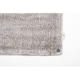 TOM TAILOR Handtuft-Teppich Groove 85 x 155 cm, Mischgewebe silber
