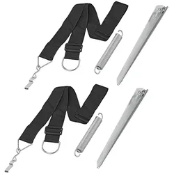 ProPlus 361722 Abspannset Abspannband Set für Omnistor Markise gegen Sturm