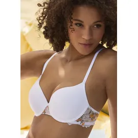 LASCANA Schalen-BH Damen weiß-orange Gr.95B