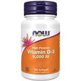 Now Foods Vitamin D3 Depot, 5.000 I.E., 1 Kapsel alle 5 Tage, Cholecalciferol aus Lanolin, 120 Weichkapseln, Laborgeprüft, Glutenfrei, Sojafrei, ohne Gentechnik, Vitamin D