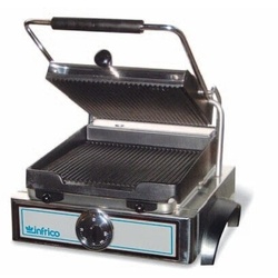 Infrico Elektrogrill mit 2 gerillten Platten - Modell GR-42