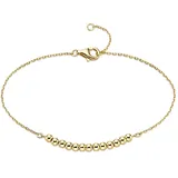 aniston jewelry & watches Armband "Schmuck Geschenk Armkette mit Kugeln", gelbgoldfarben, ANISTON JEWELRY & WATCHES, Armbänder, Damen, 19cm, Silber 925 (Sterlingsilber), Armband