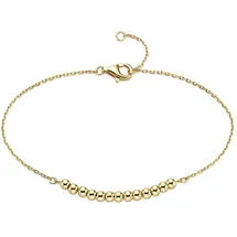 aniston jewelry & watches Armband "Schmuck Geschenk Armkette mit Kugeln", gelbgoldfarben, ANISTON JEWELRY & WATCHES, Armbänder, Damen, 19cm, Silber 925 (Sterlingsilber), Armband