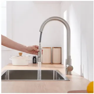 Focus-Sanitär Küchenarmatur Wasserhahn Küche Spültischarmatur Mischbatterie