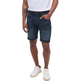 MUSTANG Chicago Shorts aus Stretch Denim in dunklem Used-W28