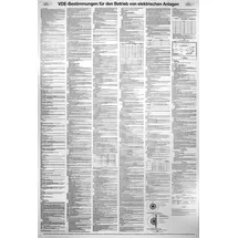 KS Tools Schild VDE-Bestimmungen 66 x 100 cm
