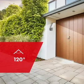 Maclean Brackets Maclean grau 10W, IP65 800lm, 4000K LED Lampe mit Bewegungsmelder, MCE516