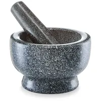 Zeller Mörser Granit mit Stößel Ø 13 x 8 cm anthrazit
