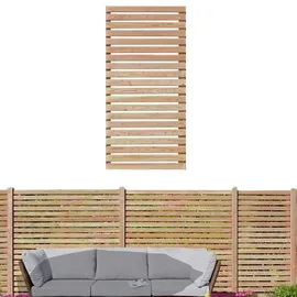 Gartenpirat Sichtschutzelement 90 x 180 cm Braun Holz