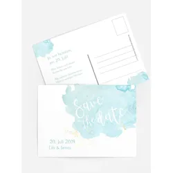 Save the Date Karten selbst gestalten mit Spruch und Fotos im Onlinedesigner bei Meine-Kartenmanufaktur.de