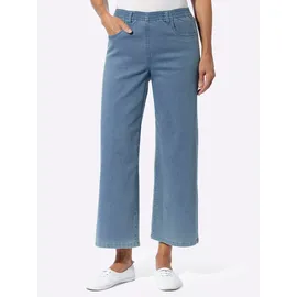 Classic Basics Bequeme Jeans CLASSIC BASICS, Damen, Gr. 48, Normalgrößen, bunt (blau, bleached, koralle), 97% Baumwolle, 3% Elasthan, unifarben, 7/8-Länge, Jeans