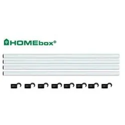 HOMEbox | Zeltstangen 100cm | Ø 22 mm