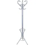 moebel-direkt-online Garderobenständer Christin Silber