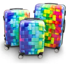 Berwin Rubik's Cube Koffer-Set 3-tlg. mehrfarbig