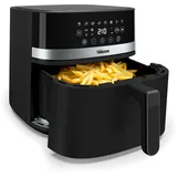Tristar Digital Heißluftfritteuse, 8L Kapazität, 2000W, LED-Touchscreen, 7 Programme + Manuell, Vorheizen, Warmhaltefunktion, Schüttelerinnerung, PFAS-freie Antihaftbeschichtung, FR-9418