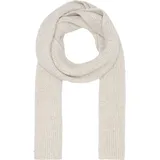 S.Oliver Gestrickter Schal mit Schmuckperlen, beige ONESIZE