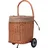 Dobar Kaminholzwagen Weide 44 x 43 x 93 cm Braun