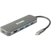 D-Link DUB-2333 5-in-1 USB-C Hub mit HDMI/Power Delivery
