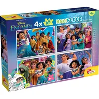 Lisciani DISNEY Puzzle Maxifloor 4 X 48 - Für Kinder ab 3 Jahren - Maxi-Puzzleboden mit 4 Motiven à 48 Teilen - Unterhaltsamer Spielspaß - Hergestellt in Italien