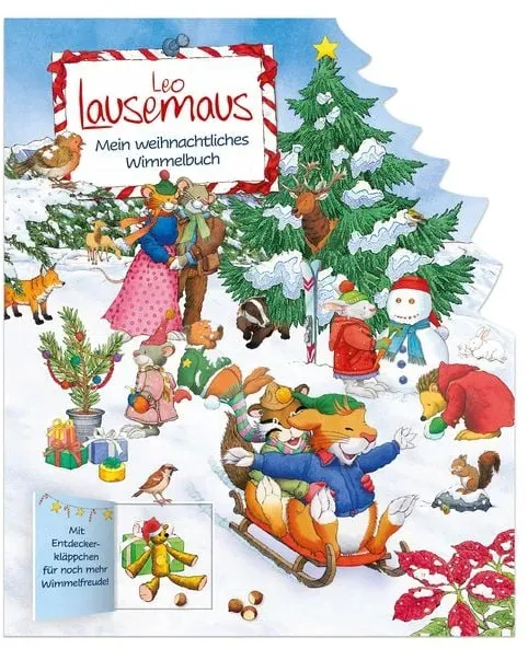 Preisvergleich Produktbild Leo Lausemaus - Mein weihnachtliches Wimmelbuch