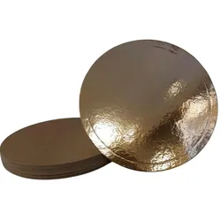 Kuchenboden Gold Ø 30cm x 3mm 10 Stück