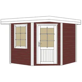 Weka Designhaus 213+ 3 x 3 m Rot
