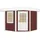 Weka Designhaus 213+ 3 x 3 m Rot