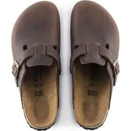 Birkenstock Boston Nubukleder geölt schmal habana 40