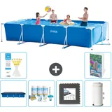 Rechteckiger Frame Pool - 450x220x84 Cm - 7-teilig  S64