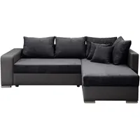 Collection AB Ecksofa »L-Form«, Regalarmlehne mit LED RGB Beleuchtung,Bettfunktion