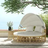 Outsunny Sonneninsel Set 4-tlg. Creme