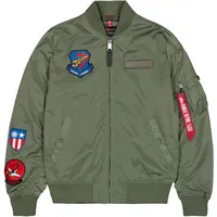 Alpha Industries Ma-1 Tt Flying Tigers Jacke - Green - 2XL