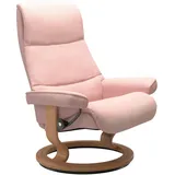 Stressless Stressless® Relaxsessel »View«, mit Classic Base, Größe M,Gestell Eiche, pink