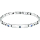Maserati Sapphire Armband Edelstahl blau JM224AXO02 Größe 18 cm
