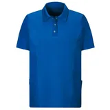 EXNER Medizinischer Polo-Kasack, Schlupf-Kasack, Kurzarm, royal Blue, Größe 5XL - 5XL