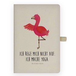 Mr. & Mrs. Panda Notizbuch Flamingo Yoga – Transparent – Geschenk, Schreibbuch, Rosa, Skizzenbuc Mr. & Mrs. Panda