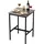 Vevor Bartisch 61 x 61 x 91,4 cm rustikales Braun/Schwarz