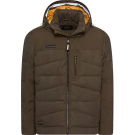 CAMEL ACTIVE Steppjacke mit abnehmbarer Kapuze in dunkelbraun | Braun - 50