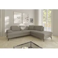 sit&more Ecksofa »Morris Jubi L-Form«, inkl. Armteilfunktion und 1 Zierkissen, wahlweise mit Bettfunktion