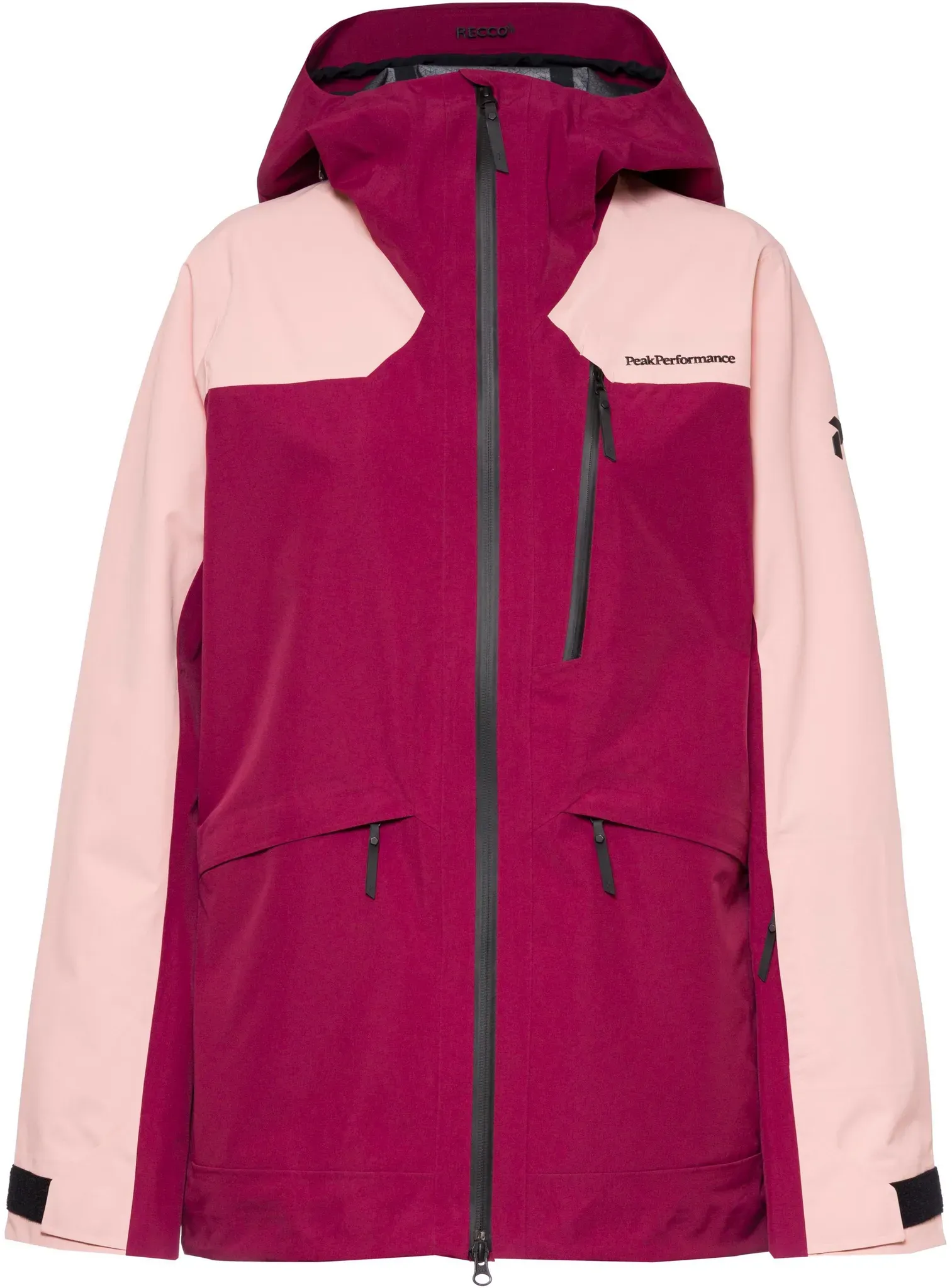 Peak Performance Vertec Hardshelljacke Damen in vertical zenith-peach, Größe M - rot