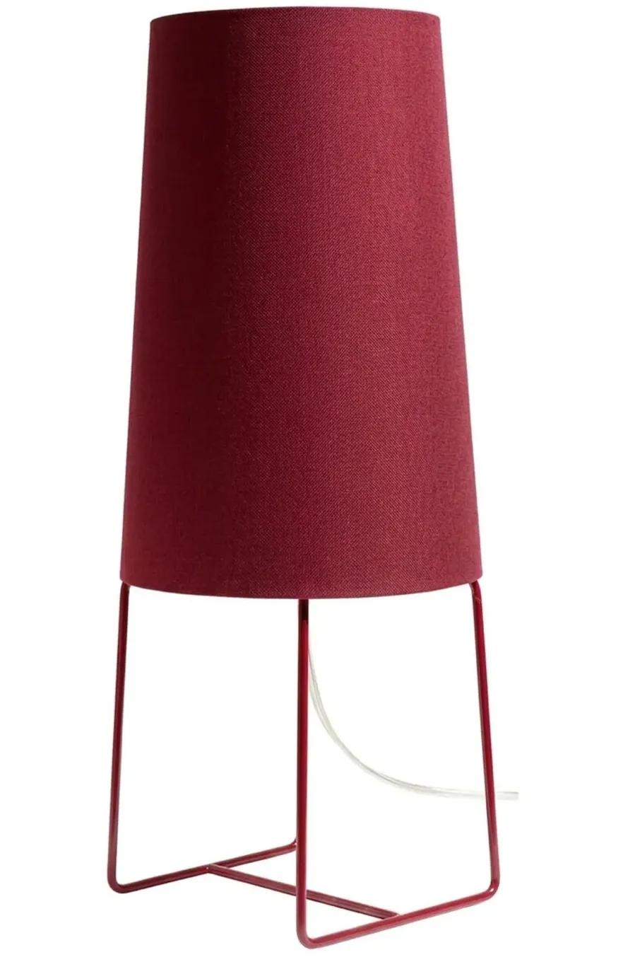 FRAUMAIER MiniSophie Tischleuchte, Switch to Dim LED, burgundy