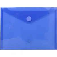 Exacompta 10x 5 Prospekthüllen Klettverschluss PP 200μ 24x18 cm