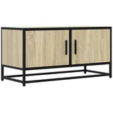 vidaXL TV-Schrank Sonoma-Eiche 80x34,5x40 cm Holzwerkstoff und Metall