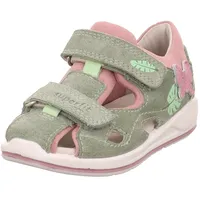 Superfit Boomerang Sandale, Hellgrün/Rosa 7500, 25 EU