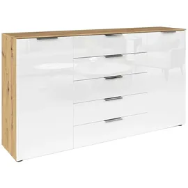 Rauch Flipp 180 x 100 cm Eiche Artisan / Weiß