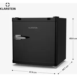 Klarstein Irene Retro Mini-Gefrierschrank Schwarz